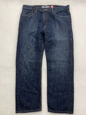 Denizen Levi's 236 Straight Regular Fit Jeans Blue Denim 100% Cotton Men's 40x30